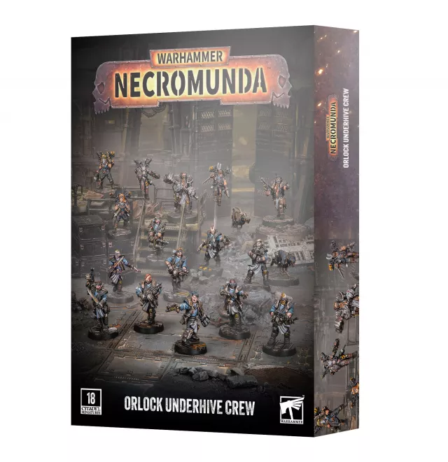 Warhammer Necromunda - Orlock Underhive Crew (18 Figuren) - Brettspiel