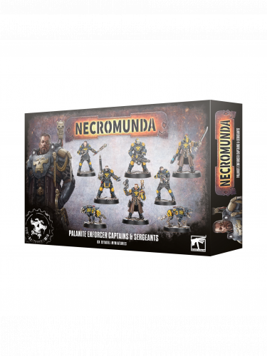 Warhammer Necromunda: Palanite Enforcer - Captains & Sergeants (8 Figuren)