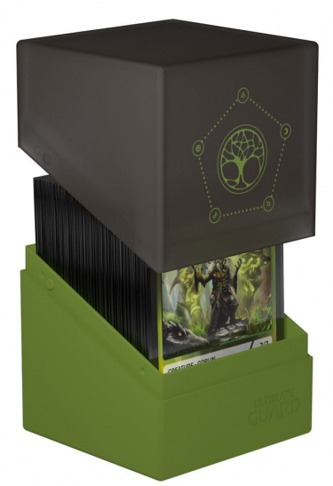 Kartenbox Ultimate Guard - Boulder Deck Case Druidic Secrets Arbor (Olive Green) (100+)