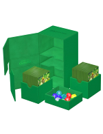 Kartenbox Ultimate Guard - Twin FlipNTray Deck Case 200+ Standard Size XenoSkin Green
