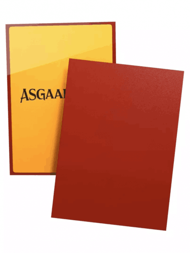 Schutzhüllen für Karten Dragon Shield - Asgaardian Sleeve: Fiery Red Standard (104 Stk.)