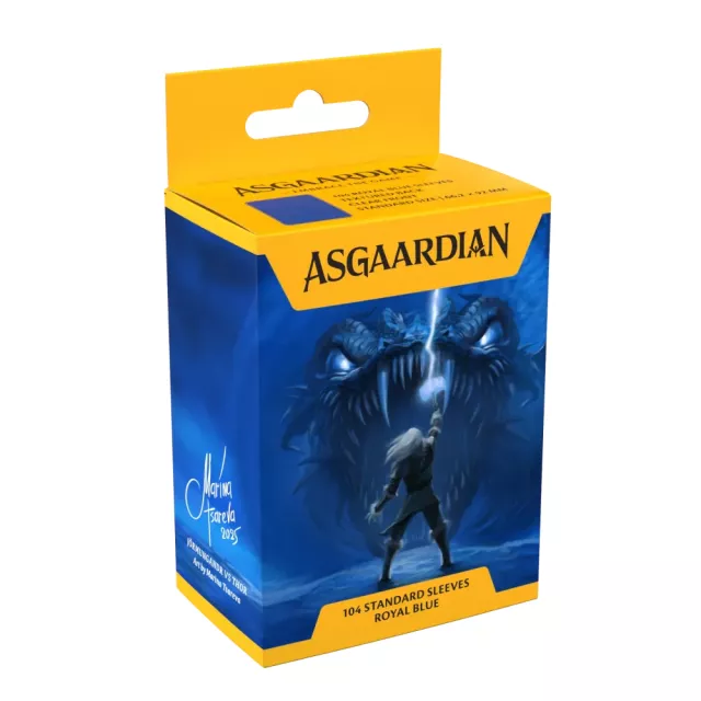 Schutzhüllen für Karten Dragon Shield - Asgaardian Sleeve: Royal Blue Standard (104 Stk.)