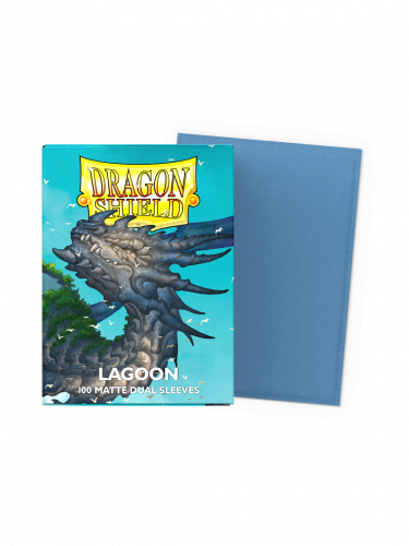 Kartenhüllen Dragon Shield - Dual Sleeves Matte Lagoon (100 Stück)