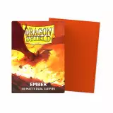 Schutzhüllen für Karten Dragon Shield - Matte Dual Sleeves Ember (100 Stk.)