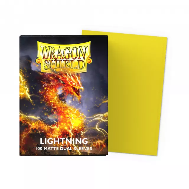 Schutzhüllen für Karten Dragon Shield - Matte Dual Sleeves Lightning (100 Stk.)