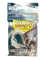 Kartenhüllen Dragon Shield - Perfect Fit Toploading Clear (100 Stück)