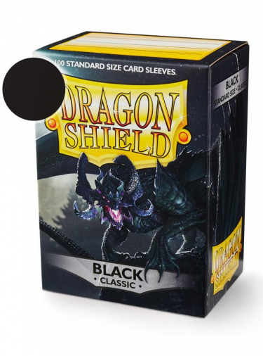 Schutzverpackung für Karten Dragon Shield - Standard Sleeves Classic Black (100 stk)