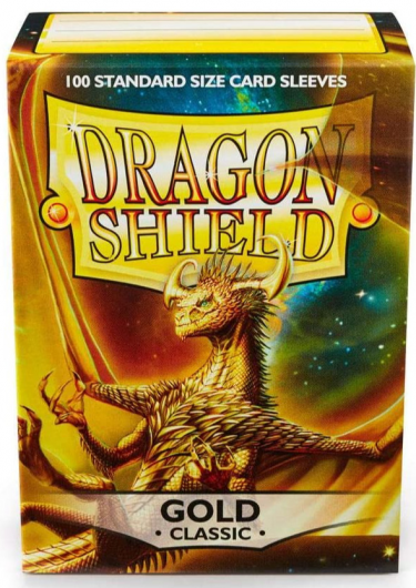 Schutzverpackung für Karten Dragon Shield - Standard Sleeves Classic Gold (100 ks)