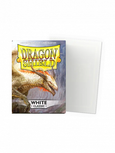 Kartenhüllen Dragon Shield - Standard Sleeves Classic White (100 Stk.)