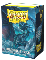 Kartenhüllen Dragon Shield - Standard Sleeves Matte Midnight Blue (100 Stck)