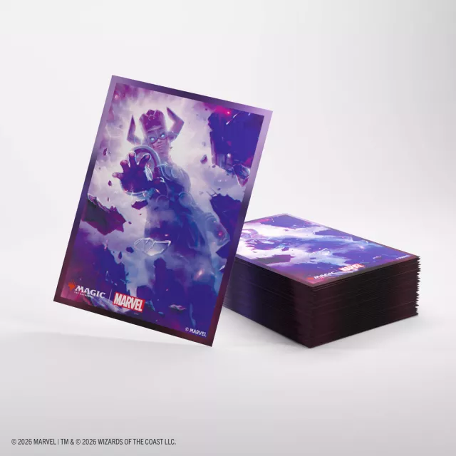 Schutzhüllen für Karten Gamegenic - Marvel Super Heroes - Premium Double Sleeving Galactus Token (105 Stk.) - Magic The Gathering