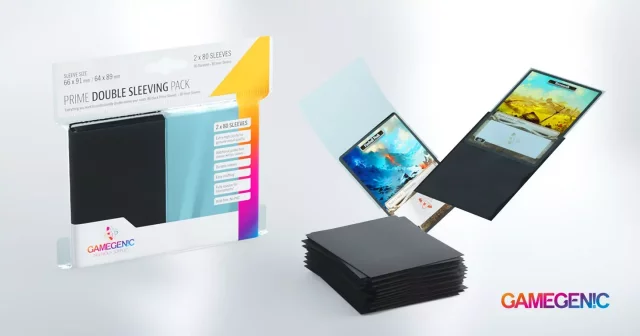 Schutzhüllen für Karten Gamegenic - Matte Double Sleeving Pack (2x 100 Stk.)