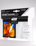 Kartenhüllen Gamegenic - Star Wars: Unlimited Art Double Sleeving Pack Luke Skywalker (2x 60 Stck)