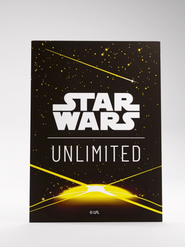 Schutzhülle für Karten Gamegenic - Star Wars: Unlimited Art Sleeves Card Back Yellow (61 ks)