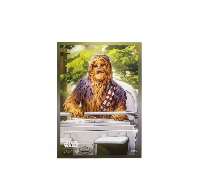 Schutzhüllen für Karten Gamegenic - Star Wars: Unlimited Art Sleeves: Chewbacca (80 Stk)