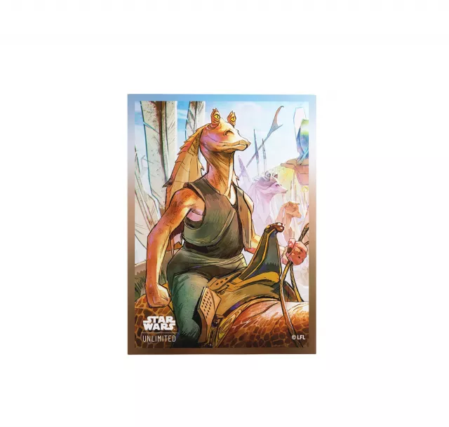 Schutzhüllen für Karten Gamegenic - Star Wars: Unlimited Art Sleeves: Jar Jar Binks (80 Stk)