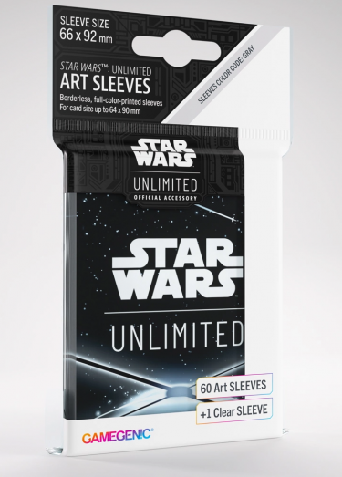 Kartenhüllen Gamegenic - Star Wars: Unlimited Art Sleeves Logo Black (61 Stck)