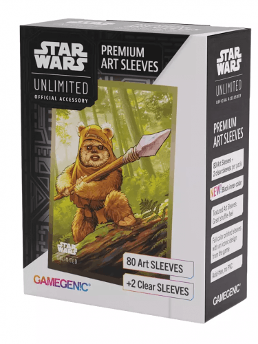 Schutzhüllen für Karten Gamegenic - Star Wars: Unlimited Art Sleeves: Wicket (80 Stk)