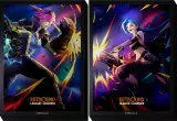 Schutzhüllen für Karten Riftbound - Vi vs Jinx (100 Stk) - League of Legends