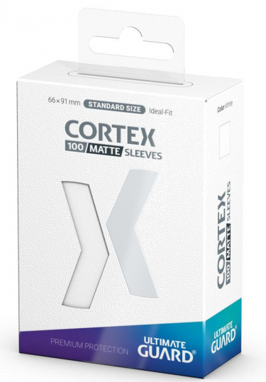 Kartenhüllen Ultimate Guard - Cortex Sleeves Standard Size Matte White (100 Stck)