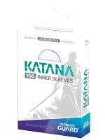 Kartenhüllen Ultimate Guard - Katana Inner Sleeves Standard Size Transparent (100 Stück)