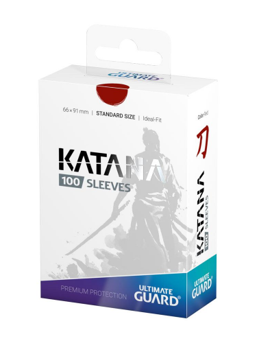 Schutzverpackung für Karten Ultimate Guard - Katana Sleeves Standard Size Red (100 stk)