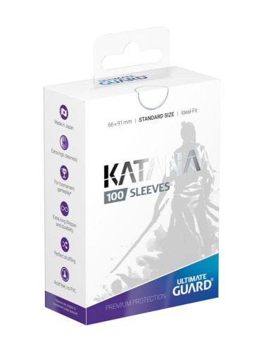 Kartenhüllen Ultimate Guard - Katana Sleeves Standard Size White (100 Stück)