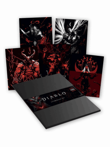 Lithografie Diablo - Premium Art Set (5 Stk)