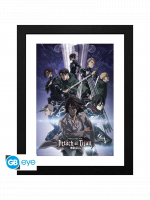 Gerahmtes Poster Attack on Titan - S4 key art