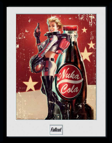 Gerahmtes Poster Fallout - Nuka Cola