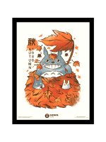 Gerahmtes Poster Ghibli - Autumn (Mein Nachbar Totoro)