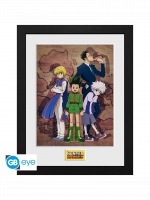 Gerahmtes Poster Hunter X Hunter - Key Art Map