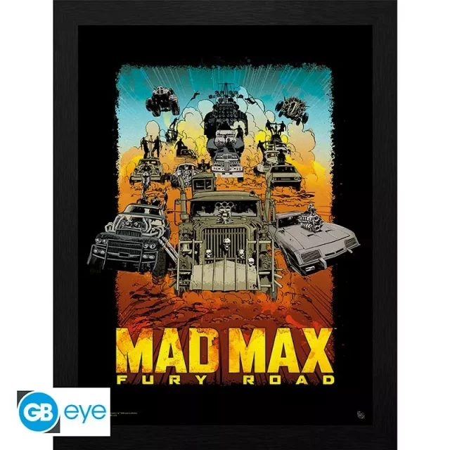 Gerahmtes Poster Mad Max - Fury Road