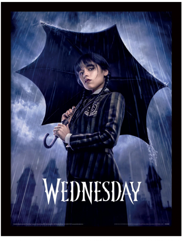 Gerahmtes Poster Wednesday - Downpour