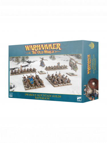 Warhammer The Old World - Dwarfen Mountain Holds - Battalion (66 Figuren)