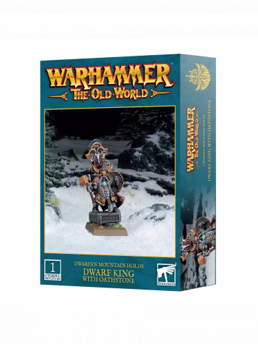 Warhammer The Old World - Dwarfen Mountain Holds - Dwarf King with Oathstone (1 Figur)