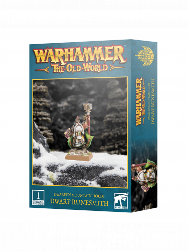 Warhammer The Old World - Dwarfen Mountain Holds - Dwarf Runesmith (1 Figur)