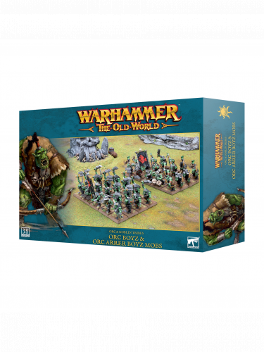 Warhammer The Old World - Orc & Goblin Tribes - Orc Boyz & Orc Arrer Boyz Mobz (38 Figuren)