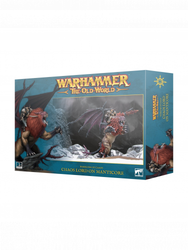 Warhammer The Old World - Warriors of Chaos - Chaos Lord on Manticore (1 Figur)
