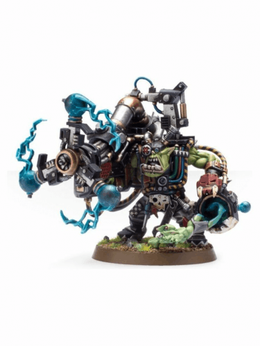 W40k: Orks - Big Mek with Shokk Attack Gun (1 Figur)