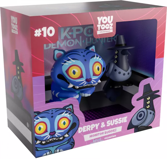 Monitorfigur KPop Demon Hunters - Derpy & Sussie Monitor Buddiez (Youtooz KPop Demon Hunters)