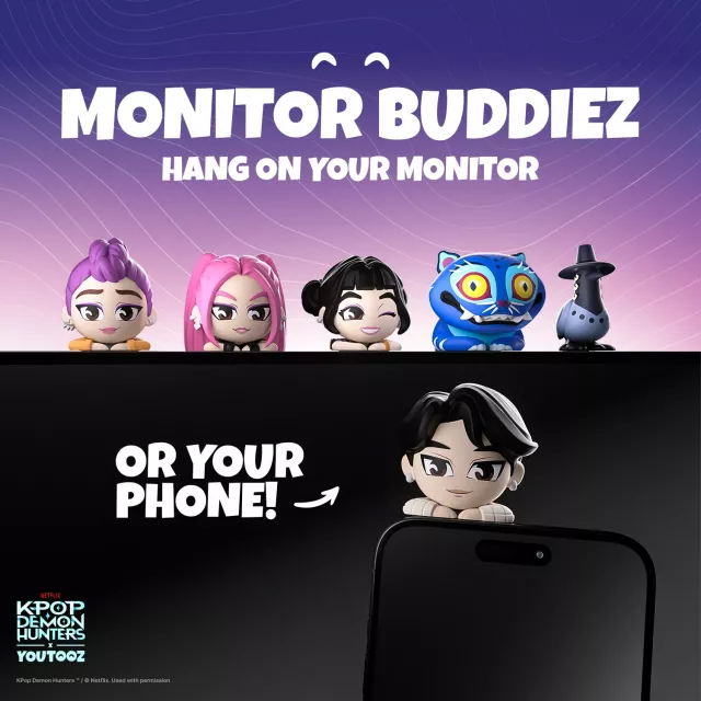 Monitorfigur KPop Demon Hunters - Mira & Zoey Monitor Buddiez (Youtooz KPop Demon Hunters)