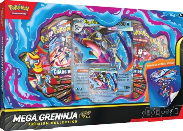 Kartenspiel Pokémon TCG - Mega Greninja ex Premium Collection (ENGLISCHE VERSION) - TCG Sammelkartenspiel