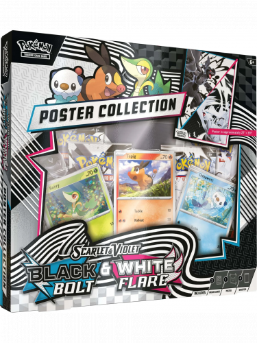 Kartenspiel Pokémon TCG: Scarlet & Violet - Black Bolt & White Flare - Unova Poster Collection (ENGLISCHE VERSION)