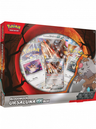 Kartenspiel Pokémon TCG: Scarlet & Violet ex Box - Bloodmoon Ursaluna ex (ENGLISCHE VERSION)