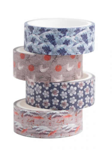 Washi Tape Hokusai - The Great Wave of Kanagawa (4 Stück)