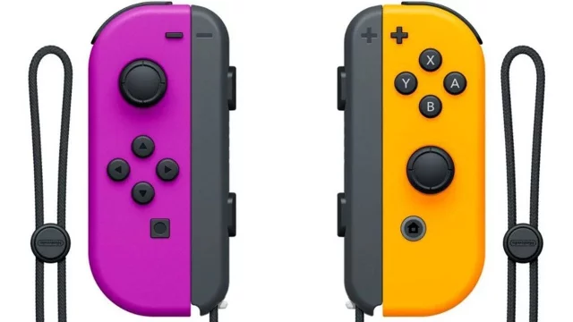 Controller Joy-Con - Neon Purpur/Neon Orange