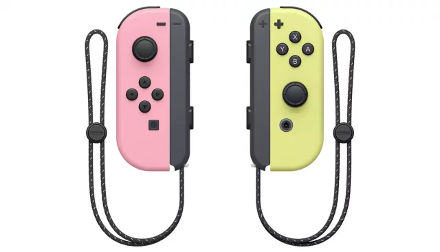 Ovladače Joy-Con - Pastell Pink/Gelb