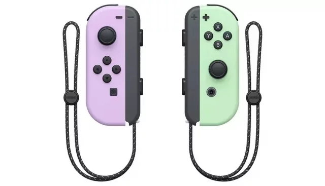 Joy-Con Controller - Pastelviolett/Grün