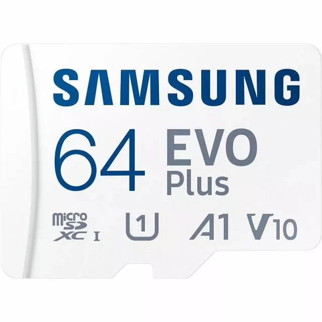 Speicherkarte Samsung micro SDXC 64GB EVO Plus + SD Adapter